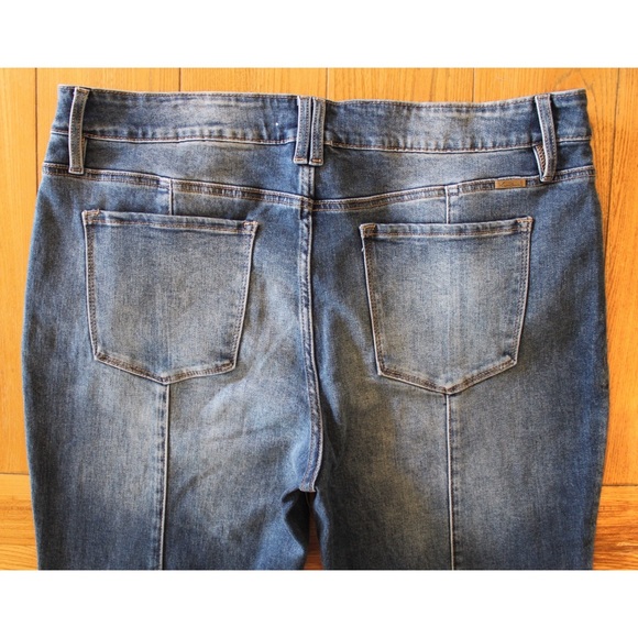 NEW KanCan Flare High Rise Back Seam Jeans Plus Size 22 Long - Picture 9 of 12